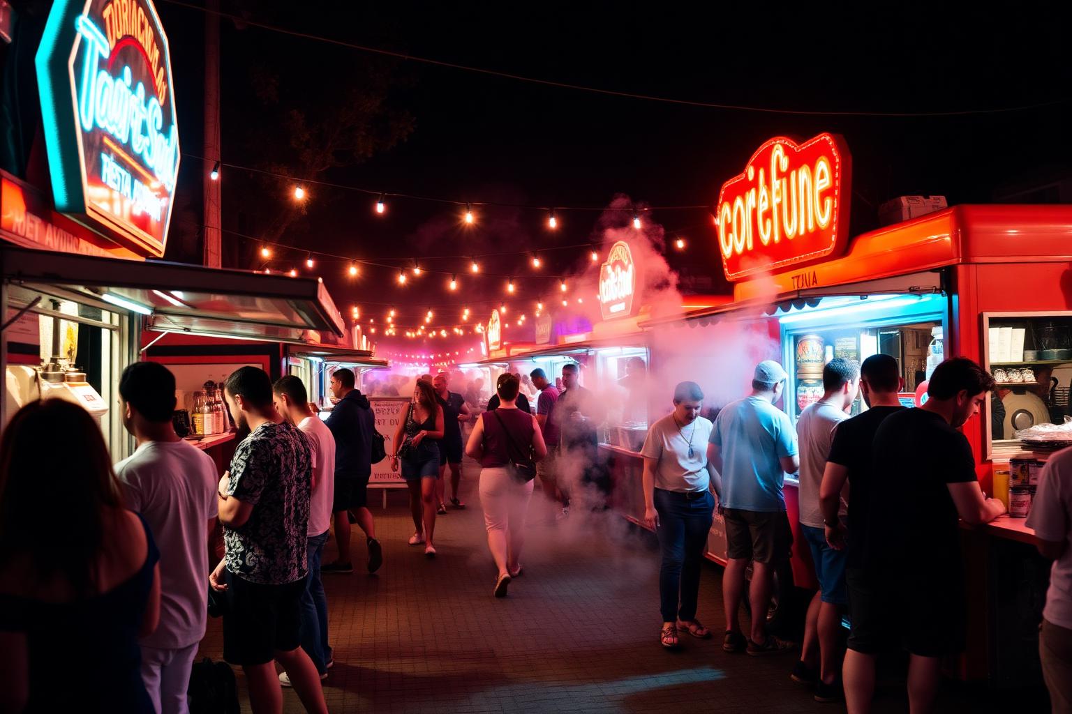 Street food e neon